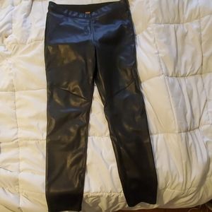 Free people leather leggings